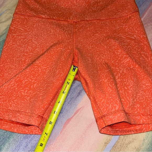 Lululemon Wunder Train High Rise Short Crunch Warm Coral size 10 - Picture 8 of 10